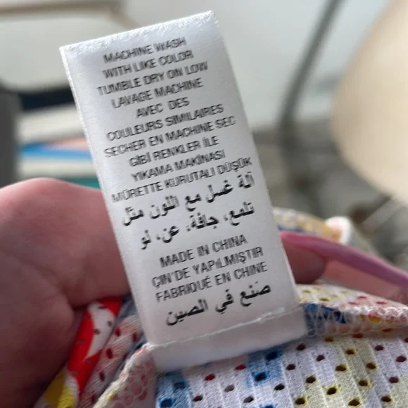 Opening ceremony long sleeve RBY Red Blue Yellow striped shirt - Picture 11 of 12